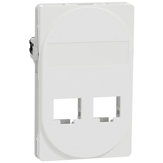 Schneider Electric LK One Actassi/Keystone - dobbelt udtag RJ45 1,5M, hvid
