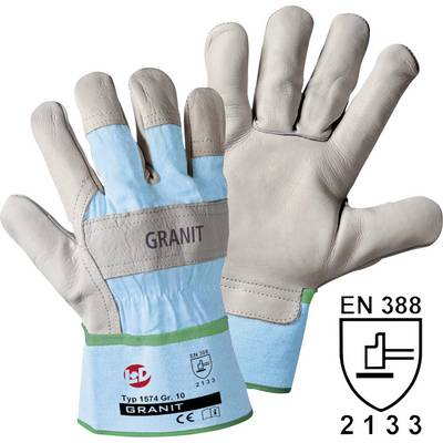 L+D worky Granit 1574-9 Marhabőr Munkakesztyű Méret (kesztyű): 9, L EN 388 CAT II 1 pár (1574-9)
