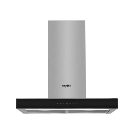 Whirlpool WHBS 62F LT K/1 Muurmontage Zwart, Roestvrijstaal 390 m³/uur A