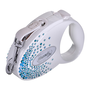 Каишка Flexi Glam Splash Ocean, SWAROVSKI, S, 3 м, До 12 кг, Бял