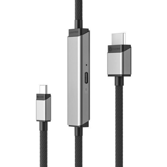 ALOGIC ULCHDPD01-SGR videokabel adapter 1 m USB Type-C HDMI + USB Sølv