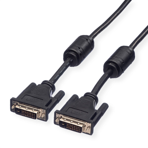 ROLINE DisplayPort Kabel DP ST - DVI ST schwarz 2m