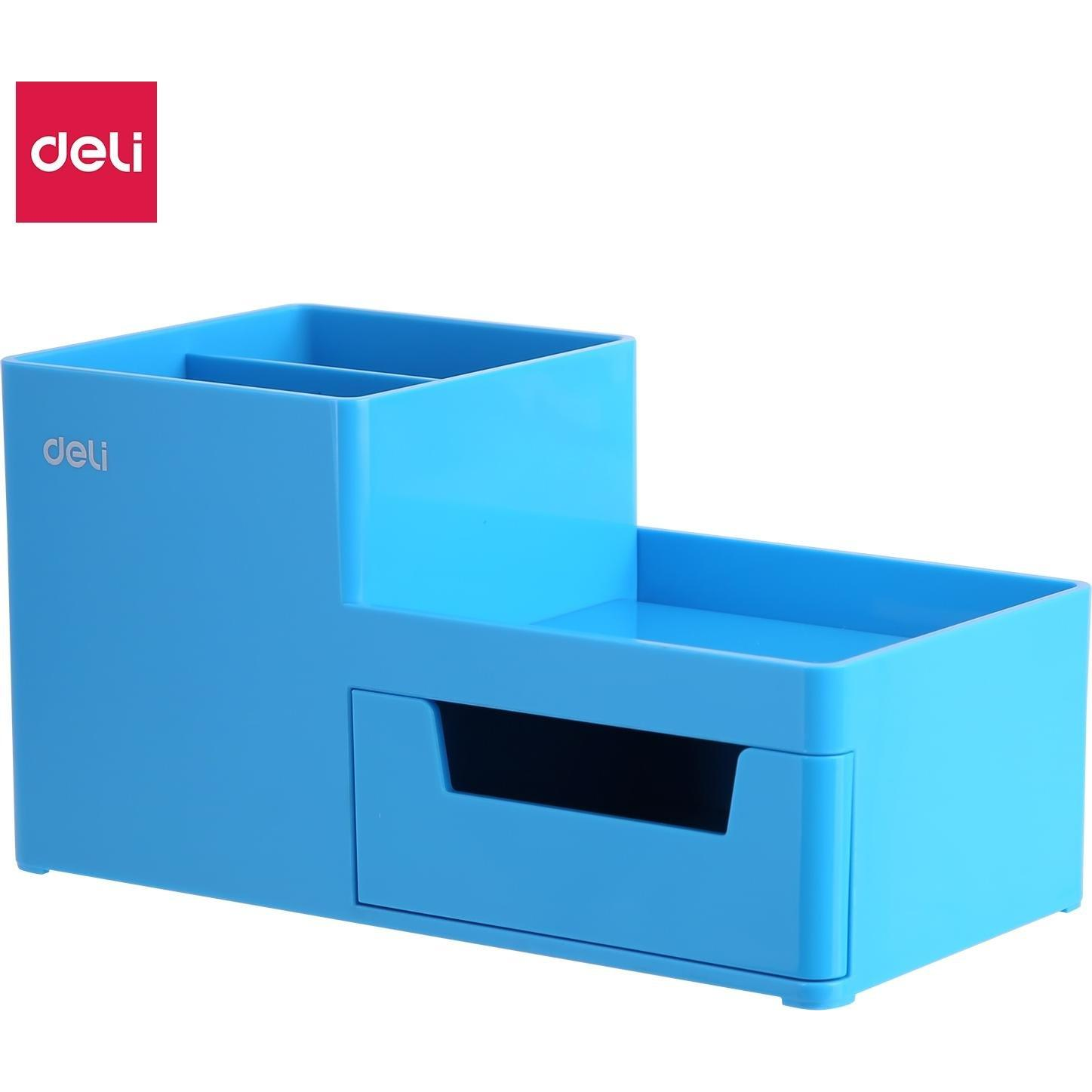 Asztali Rendező, Fiókos, 3+1 Részes, Deli Rio, Világoskék DEZ25130 (Z25130)