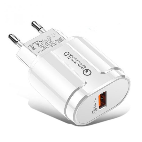 BlackBird Q3.0 hálózati töltő fehér (BH102 WHITE) (BH102 WHITE)