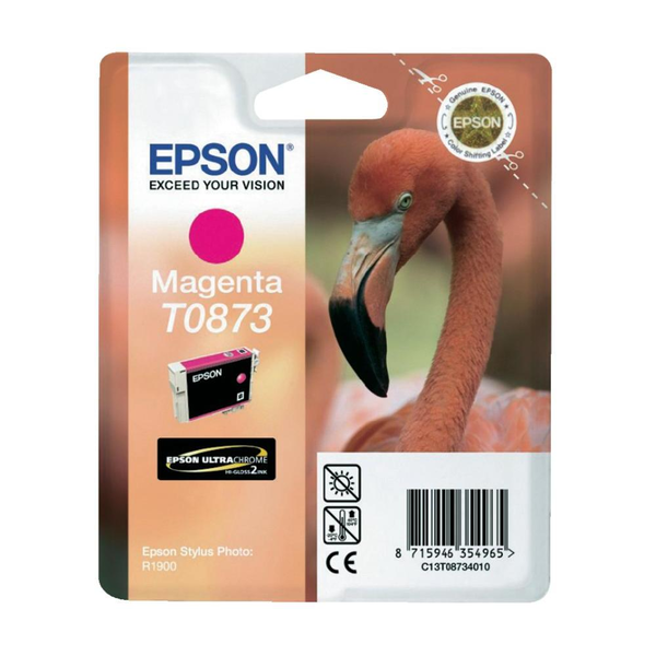 Epson Flamingo T0873 blækpatron 1 stk Original Magenta