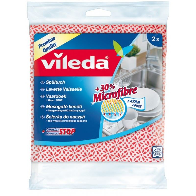 Vileda F17302 mosogatókendő 30% mikroszállal 2db (F17302)