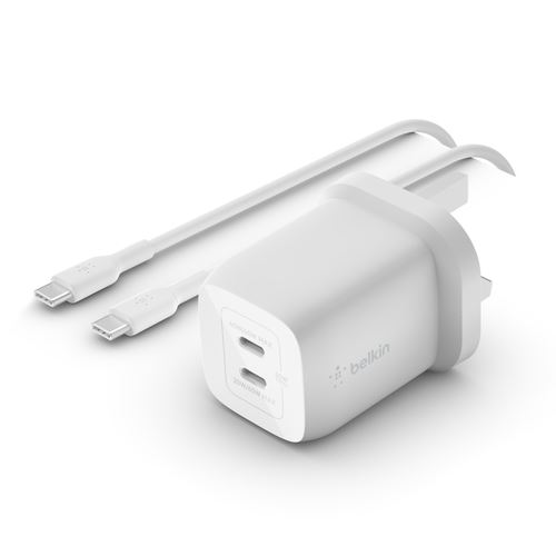 Belkin USB-C hálózati töltő 65W (WCH013VF2MWH-B6) (WCH013VF2MWH-B6)