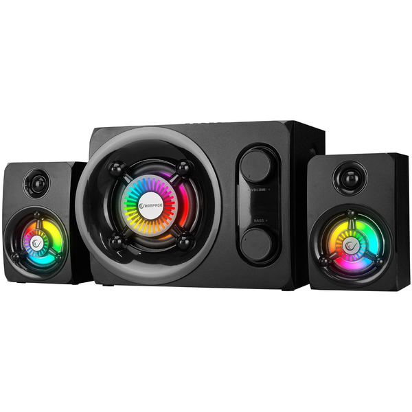 Rampage RMS-G8 2.1 Gaming Hangszóró 25W Bluetooth fekete LED