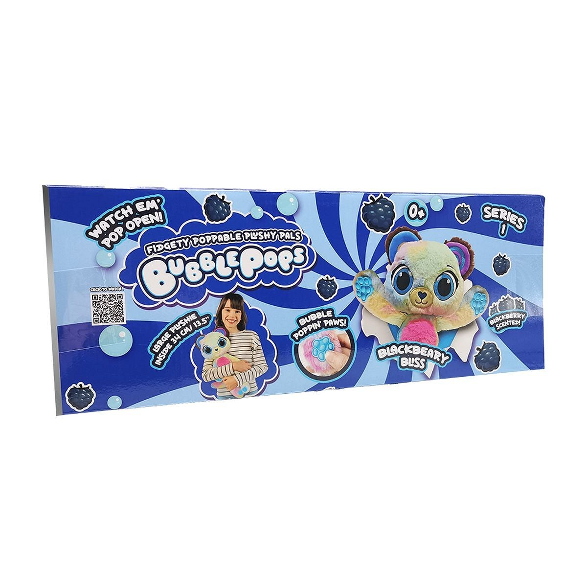 Cobi Bubble Pops - Blackbeary Bliss Mackó illatosított plüssfigura 34cm (PT-2312004/8)