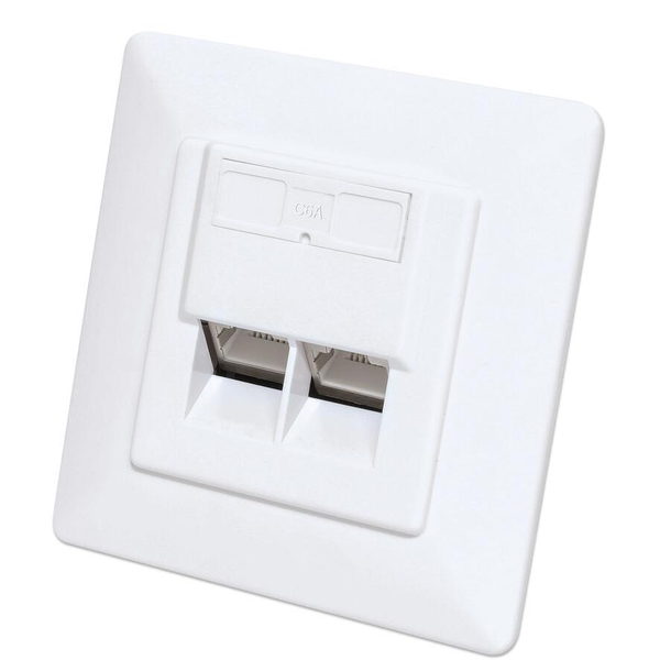 Intellinet 771917 stikkontakt 2 x RJ-45 Hvid