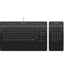 3dconnexion Keyboard Pro With Numpad Teclado Oficina Usb + Rf Wireless + Bluetooth Qwertz Alemán Negro