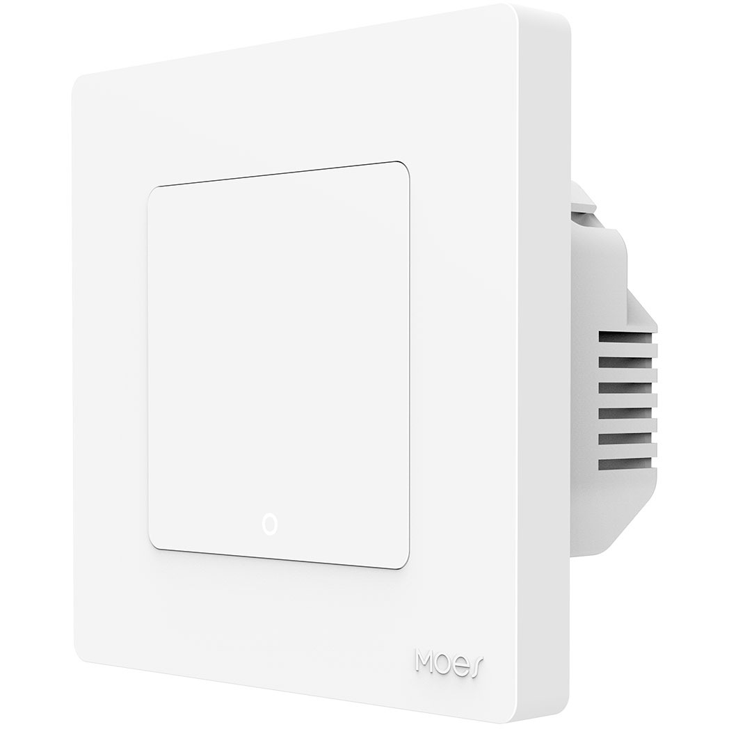 MOES ZS-SR-EU1, Zigbee, 1Gang, White (ZS-SR-EU1-WH)