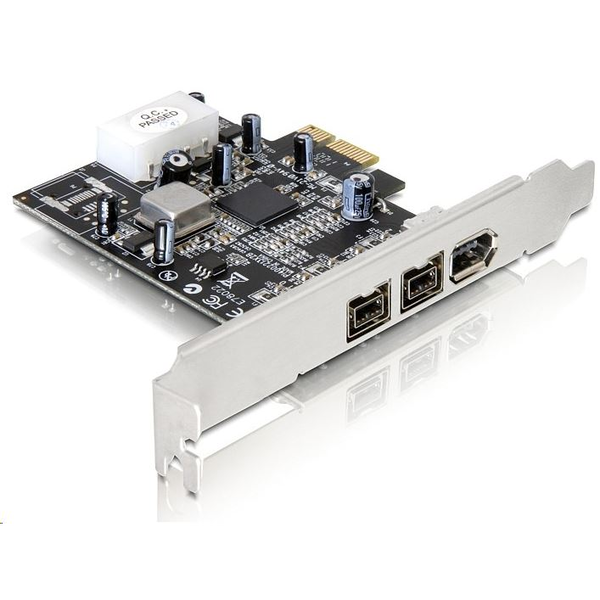 DELOCK PCI Expr Card 2x FireWire800 + 1x FW400 ext