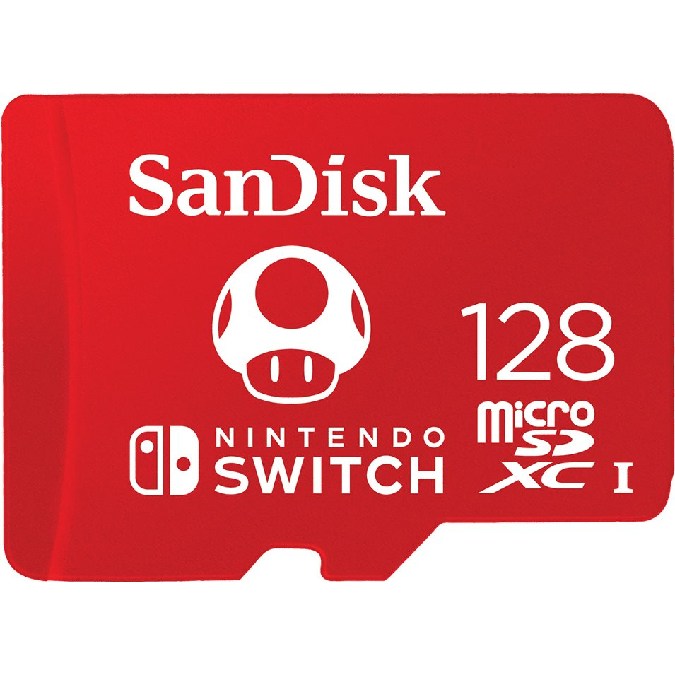 SanDisk MicroSDXC 128GB Nintendo Switch A1 UHS-I (V30) U3 (SDSQXAO-128G-GNCZN)