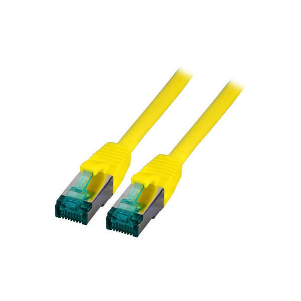 EFB RJ45 Patchkabel S/FTP, Cat.6A, LSZH, 0.5m, gelb