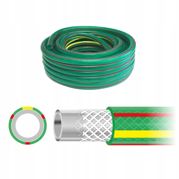AW PREMIUM GARDEN HOSE 1/2" 50m 4 LAYERS