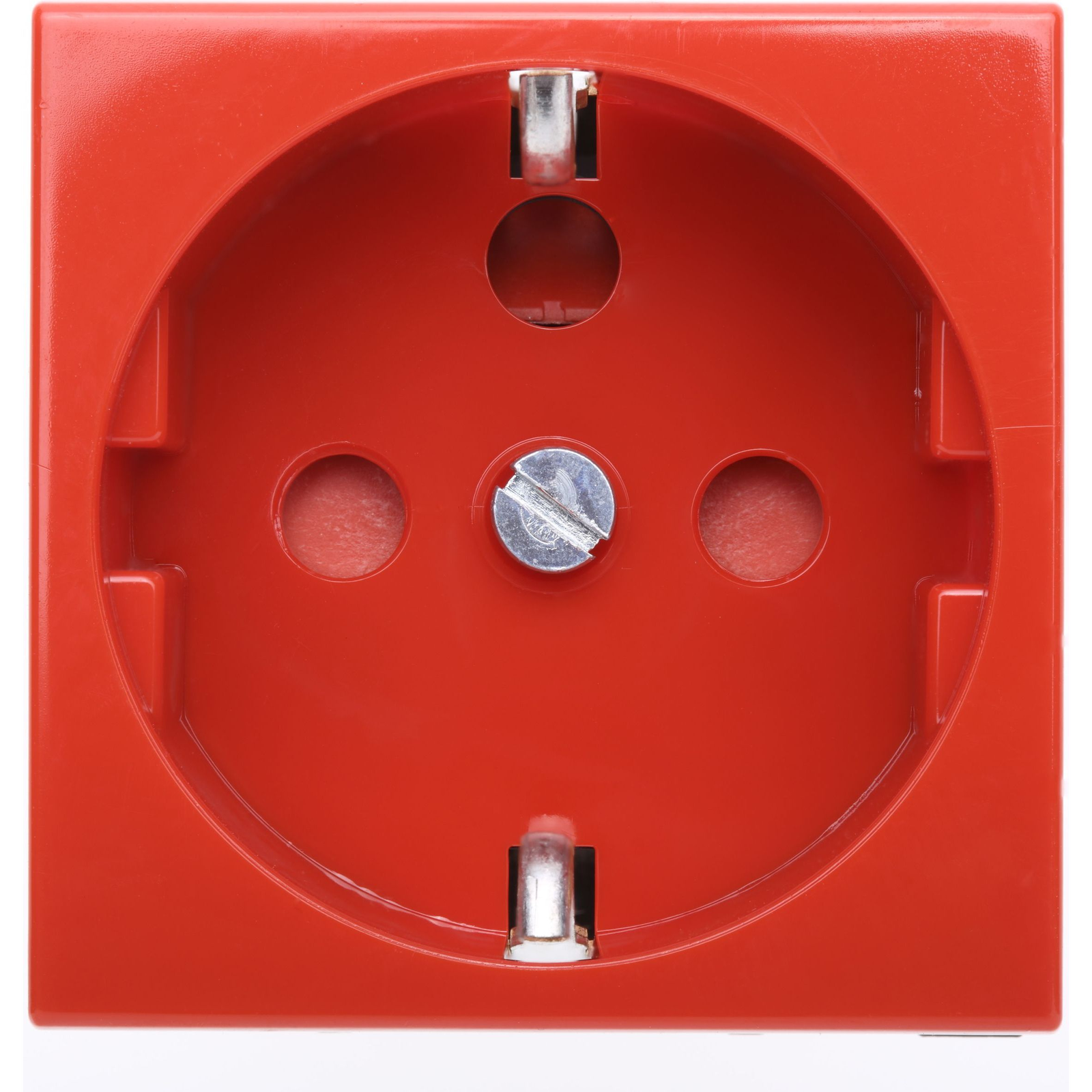 Legrand 077214 Program Mosaic reteszelt csavaros 2m piros 2P+F aljzat, (077214)