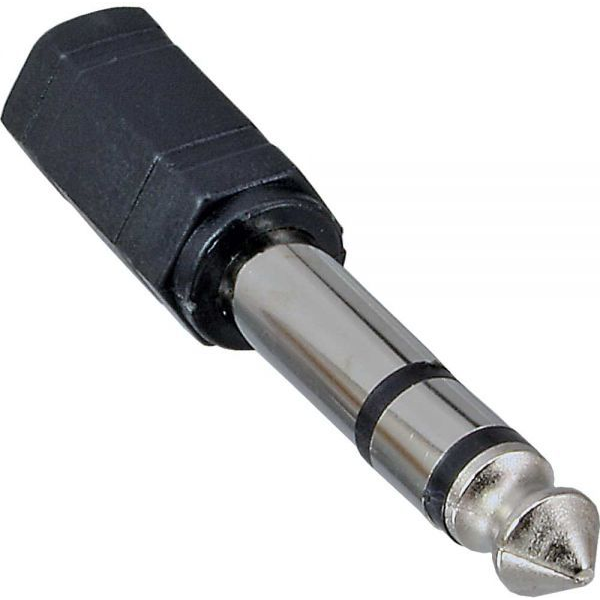 InLine 99305 csatlakozó átlakító 3.5mm jack female 3.5mm F Fekete (99305)
