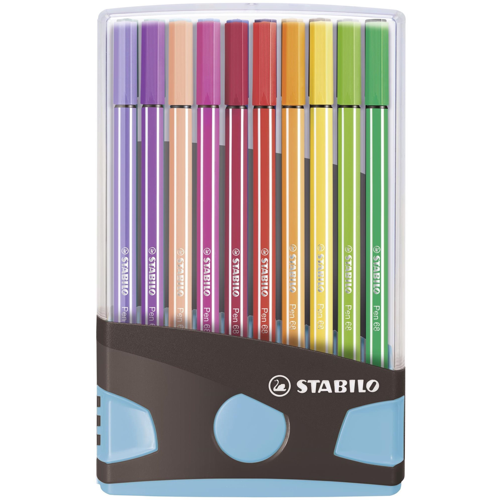 STABILO Pen 68 20 db ColorParade antracit/kék (4006381551250)