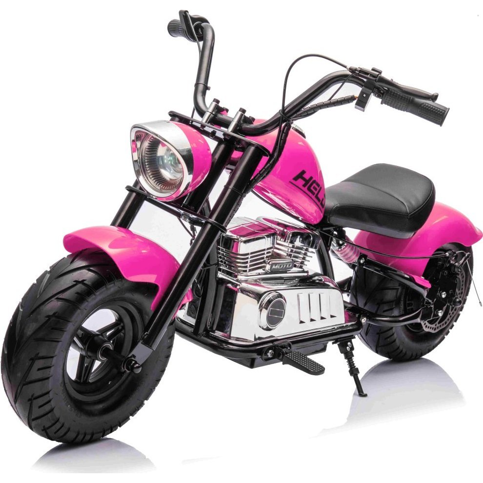 Motorkerékpár Chopper Warrior, Rimiz, 350W, 18V, 32X10cm, Rózsaszín, 122X62x73cm (PA.XB-1058.ROZ)