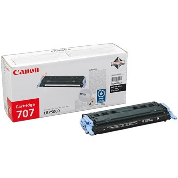 Canon 707 Black Toner Cartridge тонер касета 1 броя Оригинал Черен
