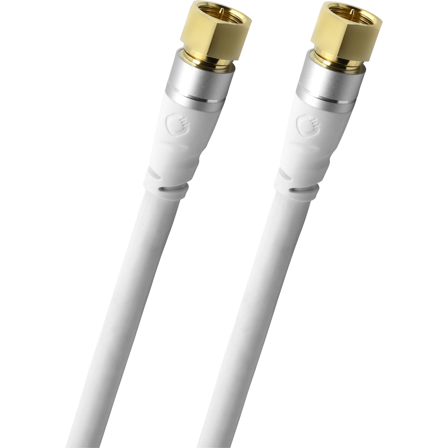 Oehlbach OB 33122 Type-F antenna kábel 2m - Fehér (OB 33122)