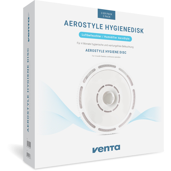 Venta Hygienedisk AeroStyle entkalkt reinigt hygienisch 2er