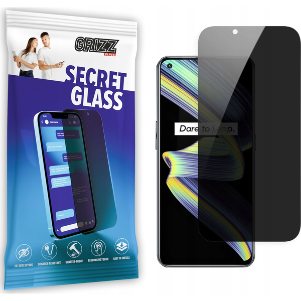  GrizzGlass Szkło prywatyzujące GrizzGlass SecretGlass Realme X7 Max 5G