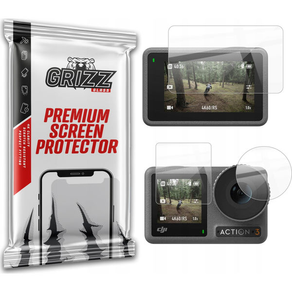  GrizzGlass Folia ceramiczna GrizzGlass CeramicFilm do DJI Osmo Action 3