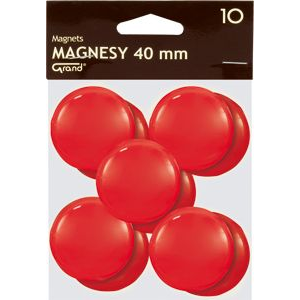 Táblamágnes Grand 40 mm Piros (KWTR0237)