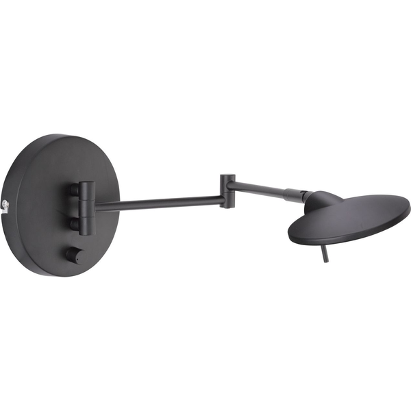 Аплик, Трио, Метал, 8 W, Черен