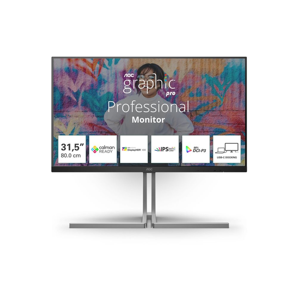 AOC U32U3CV 31,5-инчов 4K Ultra HD Nano IPS монитор