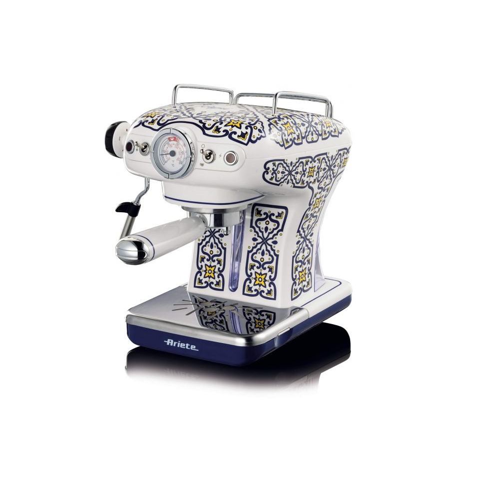 Ariete Capri Espresso Kávéfőző 850 Watt - Fehér / Kék Bontott