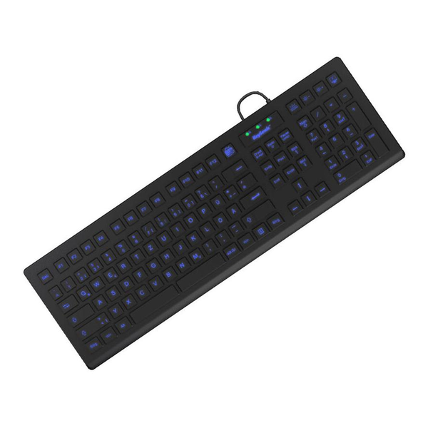 KeySonic KSK-8031INEL tastatur Industriel USB QWERTZ Tysk Sort