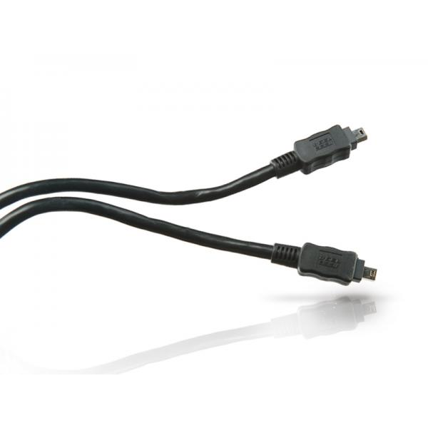 Conceptronic FireWire Cable 4-p 1.8m 1,8 m Sort