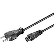 Kabel zasilający MicroConnect Swiss - C5, 1.8m, czarny (PE160818)