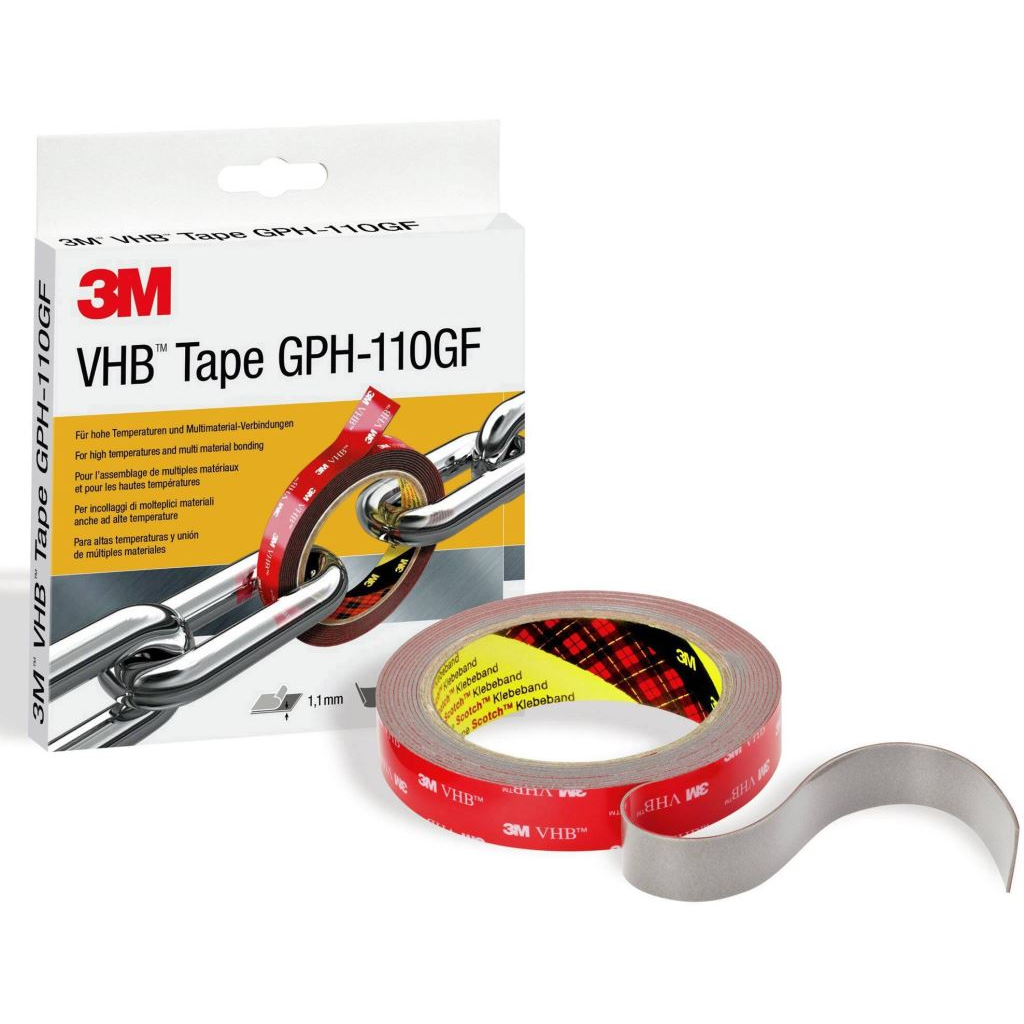 3M VHB GPH-110GF19-3 ragasztószalag, szürke, 3 m x 19 mm (GPH-110GF19-3)