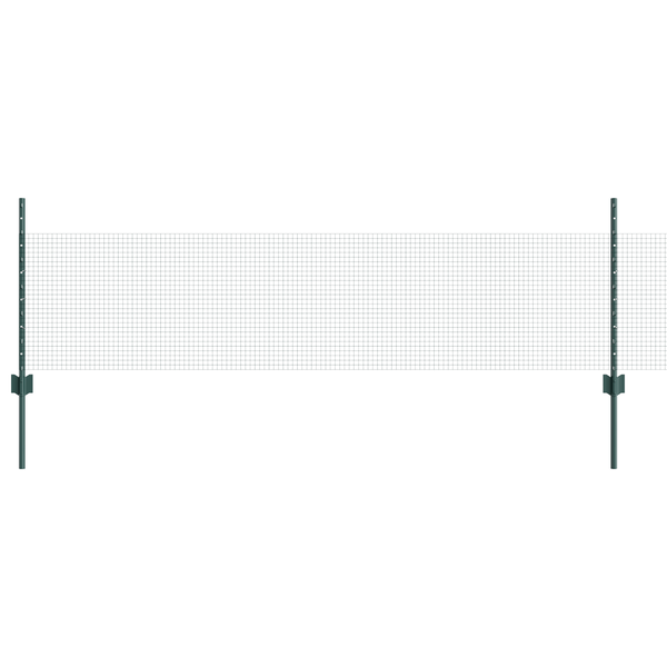 Csirkeháló Kerítés Szett 2 db Zöld Horganyzott acél 25 x 0.5 m