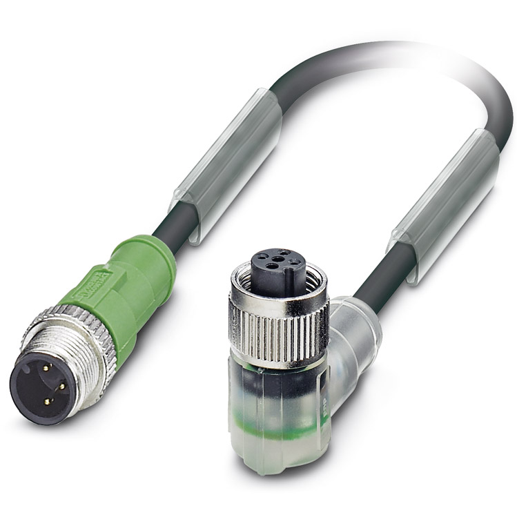 Sensor/Actuator cable SAC-3P-M12MS/ 2,0-PUR/M12FR-2L 1694619 Phoenix Contact (1694619)