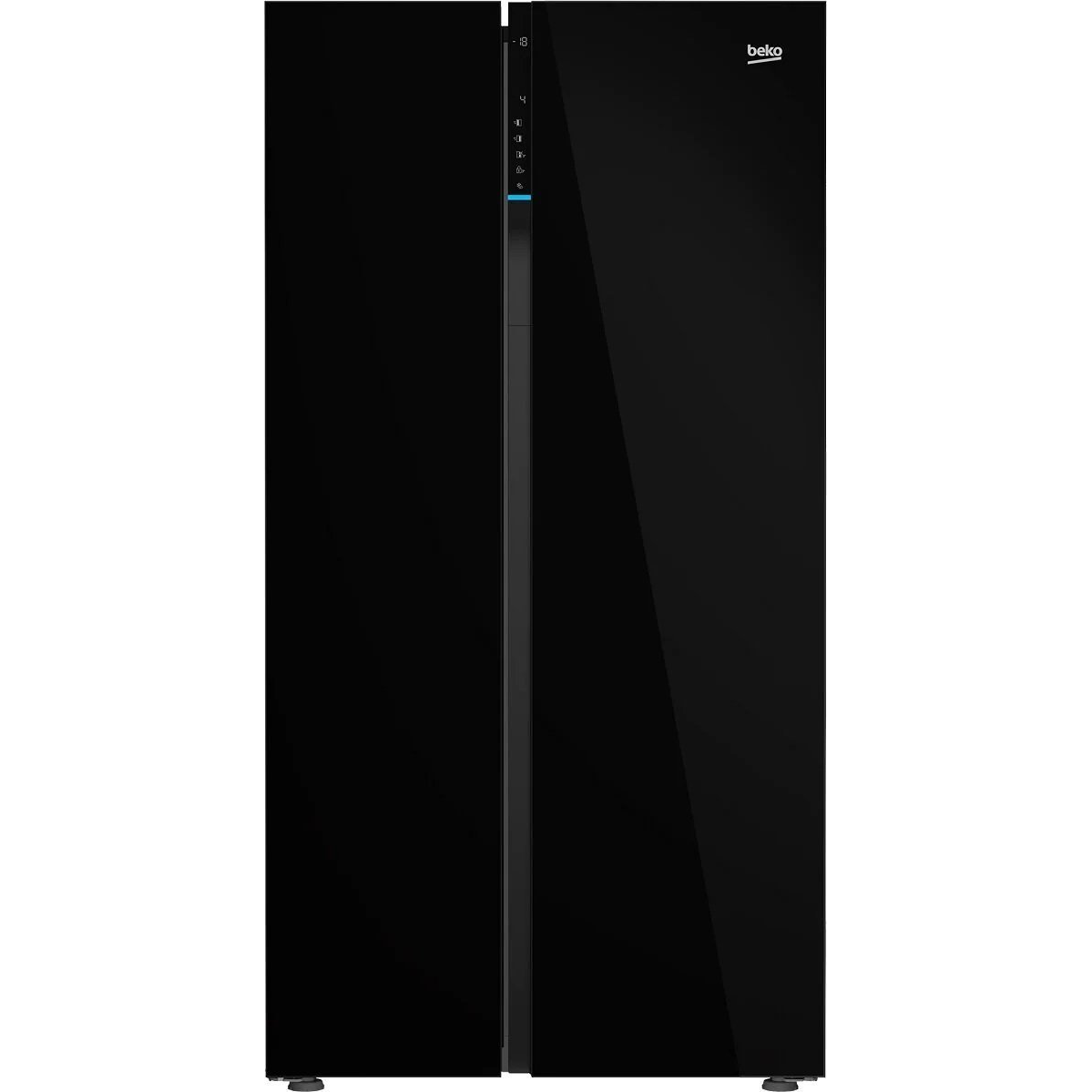 Beko GN163140ZGBN Americká chladnička Voľne stojaci 558 L E Čierna (GN163140ZGBN)