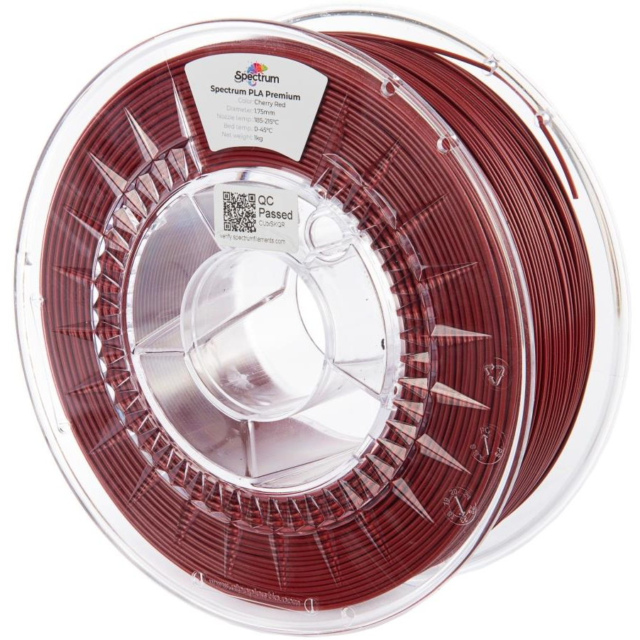 Spectrum Premium PLA 1,75 mm, Cherry Red, 1 kg (80844)
