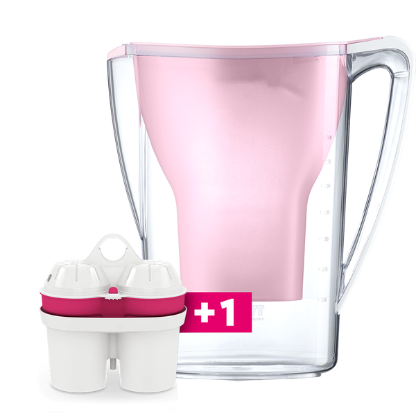 BWT Aqualizer Home Vízszűrő kancsó 2,7L - Rózsaszín + 1db szűrő