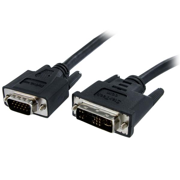 StarTech.com DVIVGAMM1M videokabel adapter 1 m DVI-A VGA (D-Sub) Sort