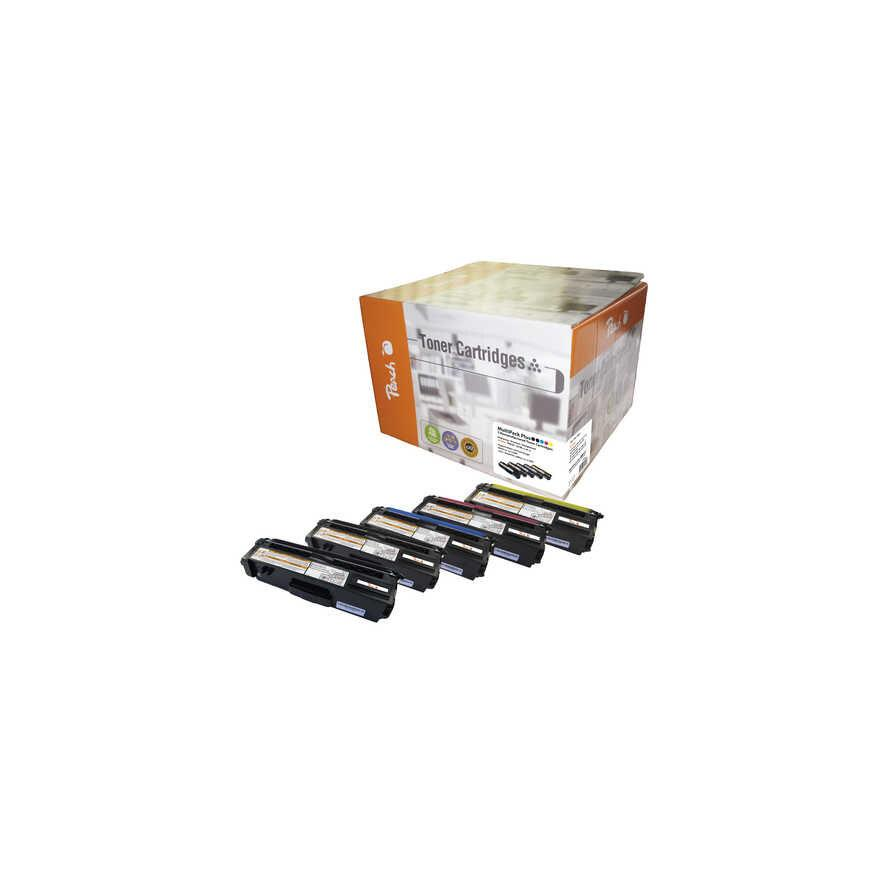 Peach PT556 toner 5 kusov Čierna, Azúrová, Purpurová, Žltá (PT556)