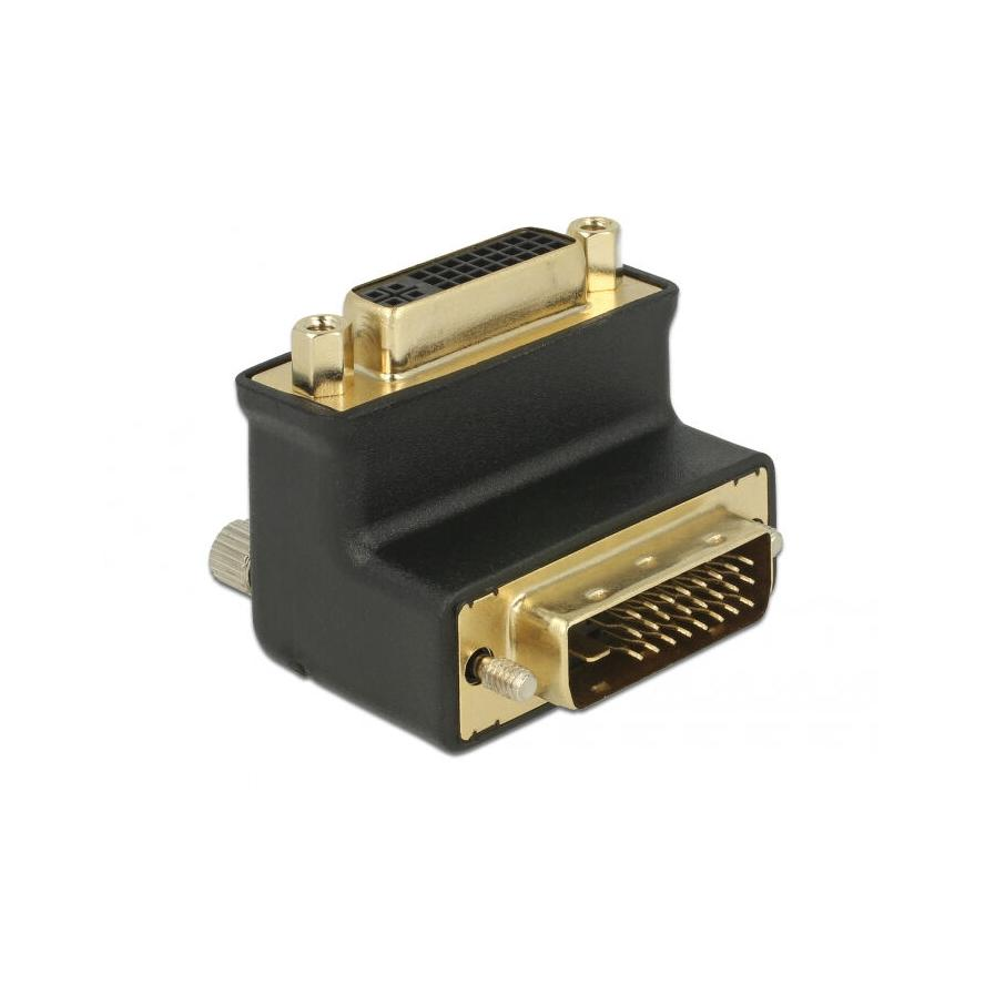 DELOCK Adapter DVI(24+1) -> DVI(24+5) Bu/St 90o (65866)