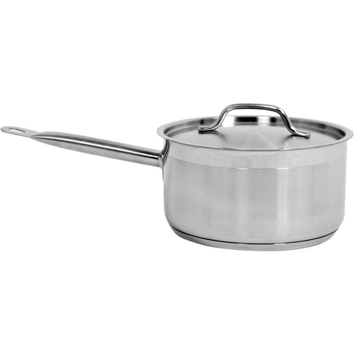 YATO nyeles lábas + fedő, rozsdamentes acél, 20 × 10,5cm, 3,3l (5906083860386)