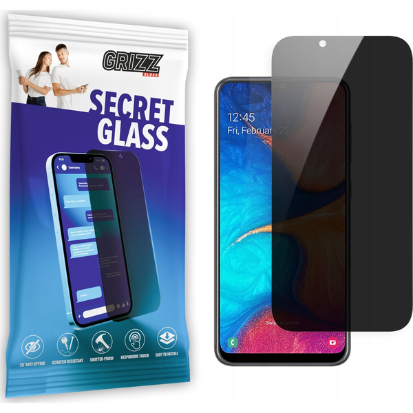  GrizzGlass Szkło prywatyzujące GrizzGlass SecretGlass Samsung Galaxy A20e