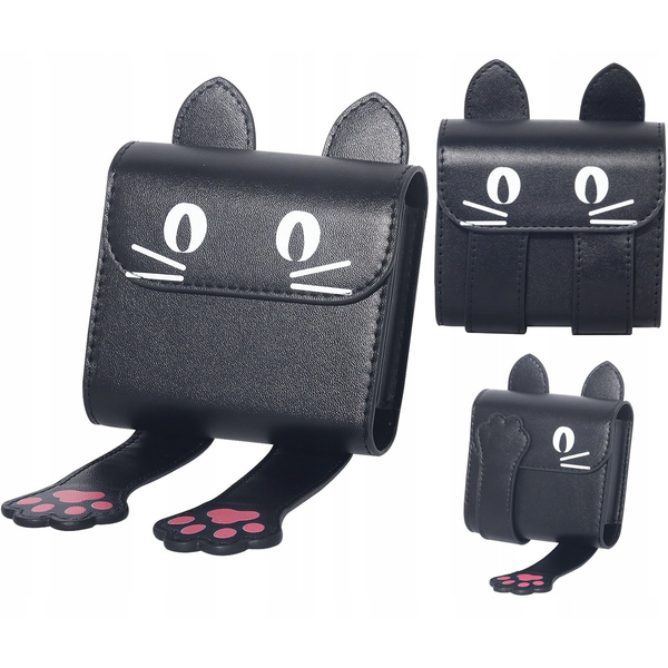 Etui Futerał Na Zdjęcia Instax Square Mini Do Fuji Sq1 Sq6 99 41 40 12 11 / Czarny Kotek