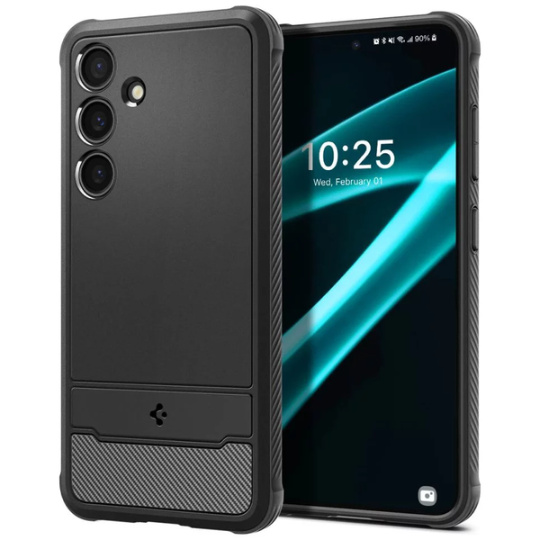 Spigen Rugged Armor Samsung Galaxy S24+ tok fekete (ACS07326)