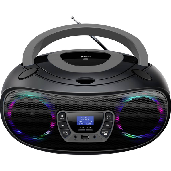Denver TDB-212GR DAB+/FM CD-s Boombox Szürke